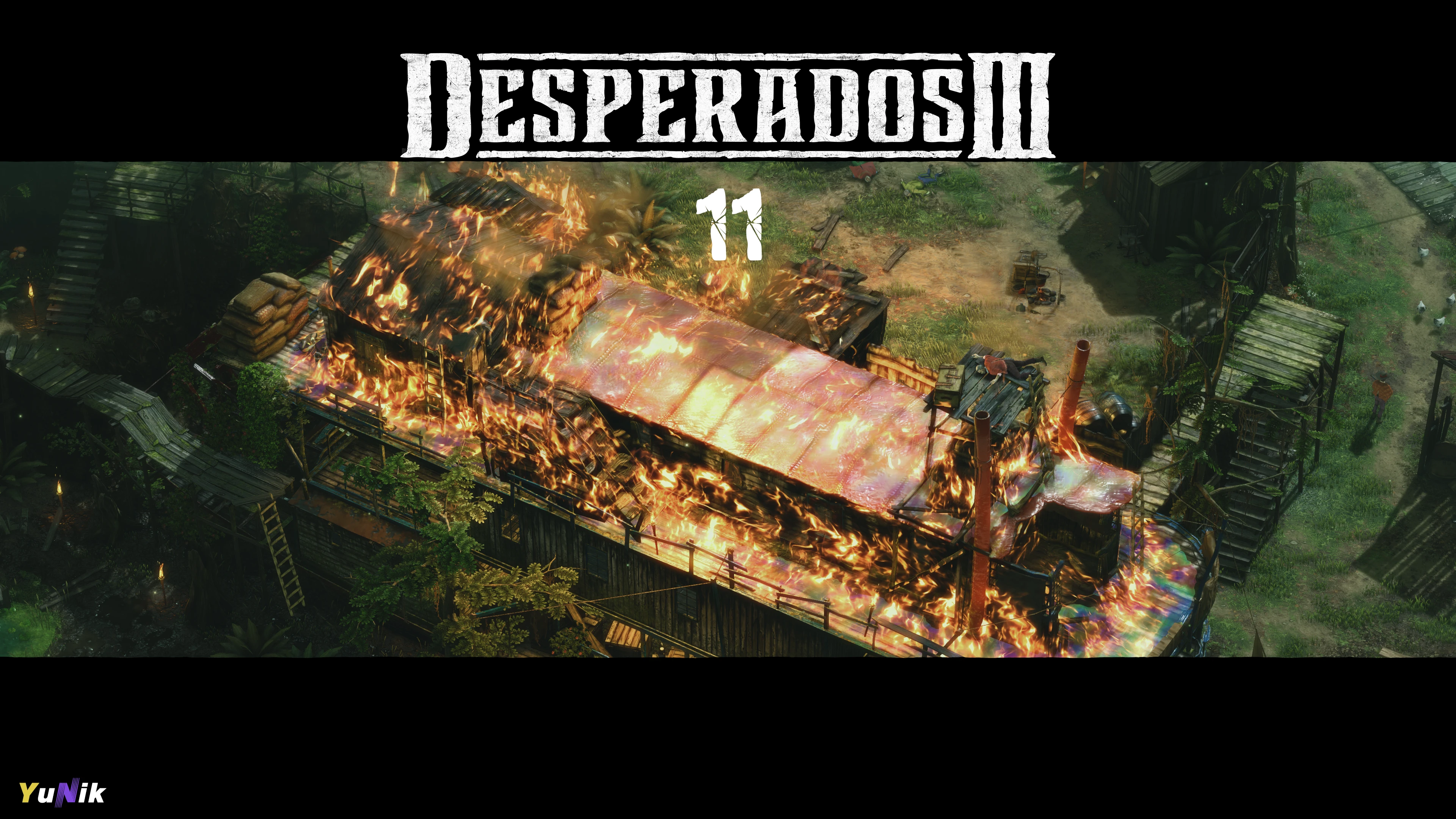 Спасти Уэйна | Desperados 3 | Прохождение 11
